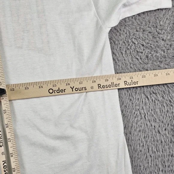 Vintage Indiana Hoosiers Shirt Mens XL White NCAA Basketball Jerzees 90s Tee - Picture 11 of 12